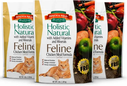 Miniatura 10 de Bench & Field Holistic Premium Alimento seco para gatos, harina de pollo y arroz integral, hecho sin maíz, trigo o soja, para todas las etapas