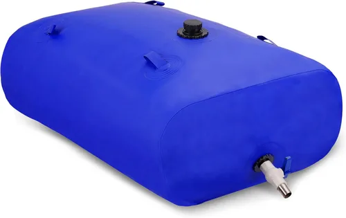 Contenedor de almacenamiento de vejiga de agua plegable de 110L/29 galones – Bolsa de agua suave de gran capacidad para resistencia a la sequía,