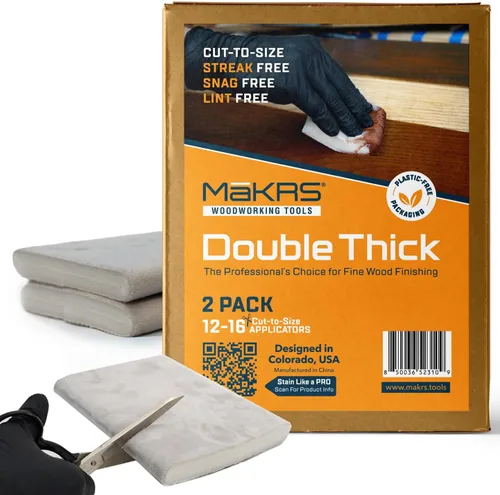 Miniatura 14 de MāKRS Almohadilla para Tinte de Doble Grosor, Almohadillas para Teñir Cortables a Medida, Paquete de 1, Aplicador Sin Pelusas, Sin Enganches, Sin