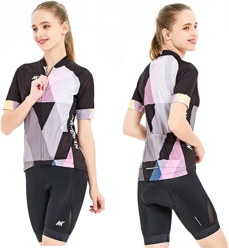 Miniatura 5 de Mysenlan - Camisa de ciclismo de manga larga transpirable para mujer ropa de ciclismo de carretera para mujer
