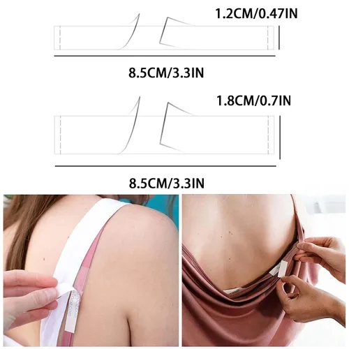 Miniatura 2 de Cinta de tela de vestir impermeable de doble cara adhesiva para el cuerpo secreto para el pecho tira de brasier de pecho segura cinta transparente