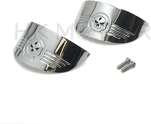 Miniatura 2 de HONGK - Viseras de señal de giro compatibles con Harley 86-92 FXRT/86-90 FLST/88-17 FLSTC/94-17 FLHR [B07MF8W714]