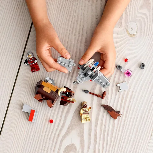 Miniatura 6 de LEGO Star Wars: A New Hope T-16 Skyhopper vs Bantha Microfighters 75265 Kit de construcción de juguetes coleccionables para niños, nuevo 2020