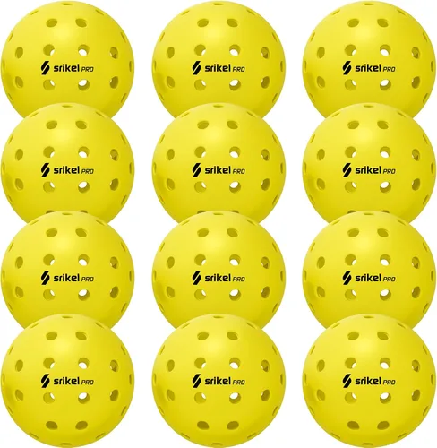 Miniatura 21 de Bolas de Pickleball Srikel para Exteriores - Bolas de Pickleball Aprobadas por USAPA, Diseño Roto-Moldeado Sin Costuras para Durabilidad, 4 Paquetes