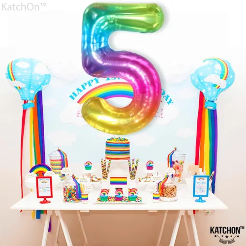 Miniatura 205 de KatchOn, Globo grande azul número 2 de 40 pulgadas Decoraciones de cumpleaños de Baby Shark para niño de 2 años Globo azul número 2 Globo