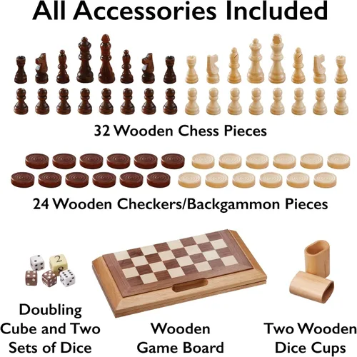 Miniatura 3 de Mainstreet Classics Dutchman - Juego de mesa plegable 3 en 1