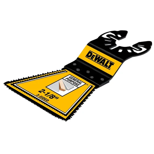 Miniatura 2 de DEWALT Hoja oscilante de herramienta oscilante de uso general de 3 lados de 2 1/8 pies, paquete de 3 (DWA4283-3)