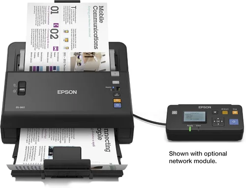 Miniatura 4 de Epson WorkForce Escáner de documentos a color, con alimentación de hojas automática de hasta 80 hojas (ADF), duplex, de alta velocidad.
