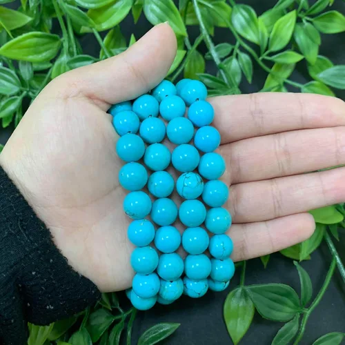 Miniatura 539 de Gem Avenue Handmade Round Bead Stretch Bracelet Unisex Natural Stone Beaded Jewelry for Men & Women, Elastic Wristband for Daily Wear