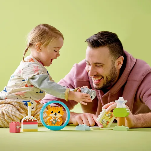 Miniatura 6 de LEGO DUPLO 10977 My First Puppy & Kitten with Sounds 10977 Juguetes para mascotas para niños pequeños de 1 .5 a 3 años, juego de desarrollo temprano