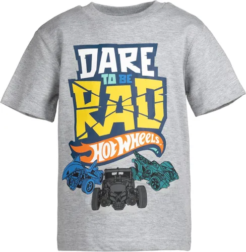 Miniatura 3 de Hot Wheels Paquete de 3 camisetas gráficas para niños pequeños y grandes