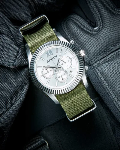 Miniatura 5 de Correas de reloj de repuesto de nailon balístico de alta calidad de NATO G10, con hebilla de acero inoxidable, para hombres y mujeres, 0.709