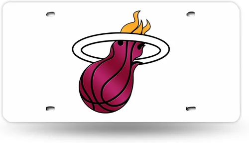 Miniatura 12 de Rico Industries Placa de matrícula metálica con incrustaciones láser de la NBA