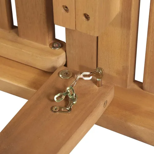 Miniatura 9 de Tumbonas para patio exterior, tumbona plegable de madera de acacia maciza, sillas de césped para adultos resistentes, sillas de salón al aire libre
