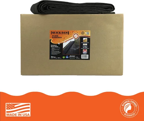 Miniatura 12 de Quick Dam - QD610-1 - Barrera contra inundación activada por agua, Paquete de 1 unidad, Negro