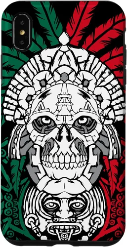 Miniatura 11 de iPhone 11 Pro Max Aztec Warrior Skull - Ancestros mexicanos - Funda de raíces mexicanas