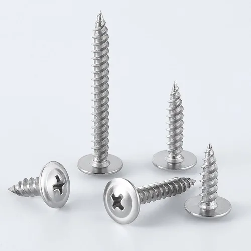 Miniatura 4 de Tornillos para madera de cabeza segmentada Phillips, de acero inoxidable 410, metal autorroscante rápido, 400 unidades, de 1/2 pulgadas, #8 Plateado