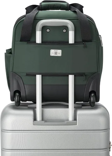 Miniatura 12 de DELSEY Paris Sky Max 2.0 Softside - Equipaje debajo del asiento de dos ruedas, forro polar verde con licencia oficial de star wars silent one crew.