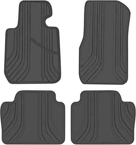 Miniatura 9 de Tapete de piso de automóvil personalizado para BMW Serie 3/4 2019-2025 G20 G21 M3(G80) M4(G83) i4(G26), juego de forros de goma negro y azul