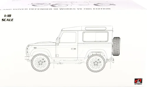 Miniatura 4 de 1/18 Defender 90 Works V8 70Th Edition 2018 LCD18007-Si