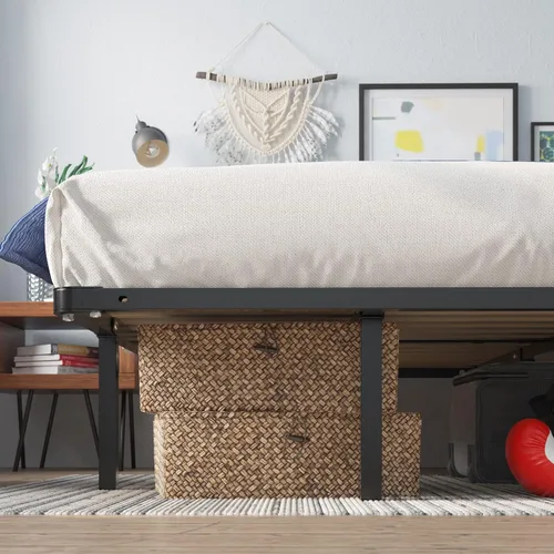 Miniatura 8 de Base inteligente MyEuro de Sleep Master. Soporte de colchón de tablillas de madera, Acero, Negro