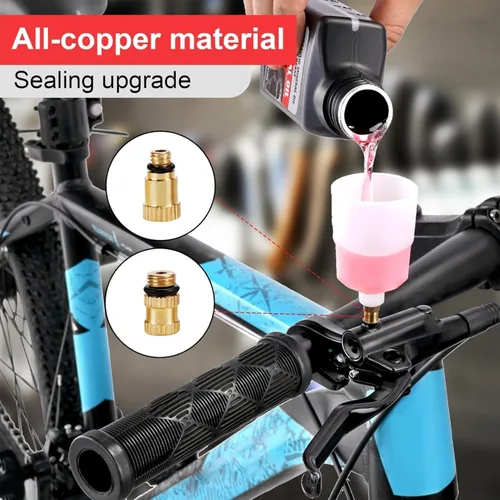 Miniatura 4 de CHUMXINY Kit de purga de frenos para frenos hidráulicos Shimano, kit de purga de frenos de bicicleta de montaña que incluye líquido de frenos
