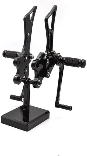 Motorbike Foot Rests For FZ1 For FZ8 For FZ For 1 For FZ For 8 2001-2005 Motorcycle Rearset Footrest Footpeg Footrest Pedals(Black)