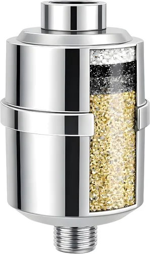 Miniatura 12 de Crystal Quest Filtro de ducha con cabeza, filtro de cabezal de ducha para agua dura, filtro de agua de ducha que elimina cloro, cloraminas