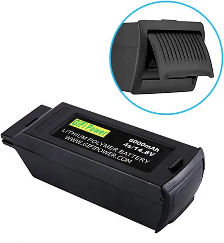 Miniatura 6 de Beacon Pet 6000mah 4S 14.8V batería LiPO de alta potencia compatible con YUNEEC Typhoon H Drone (1 paquete)