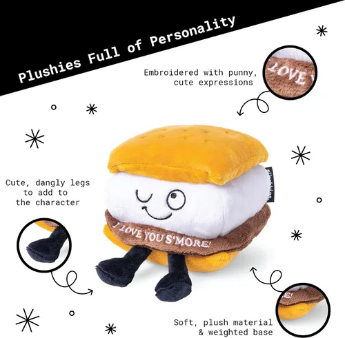 Miniatura 5 de Punchkins - Regalo de peluche, lindo y adorable coleccionable para adultos, decoración única para el escritorio, juguete de apoyo emocional, azul