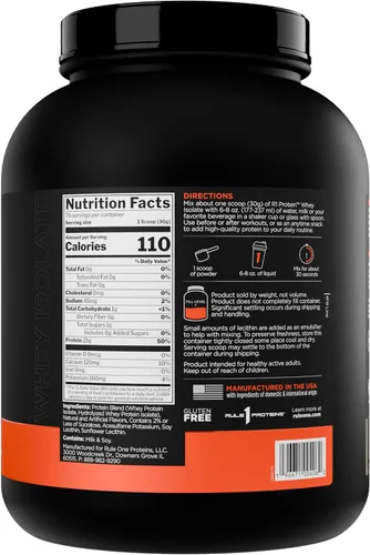 Miniatura 2 de Rule 1 R1 Proteína de suero aislada - con 25g de proteína y 6g de BCAA exclusivamente de fuentes aisladas e hidrolizadas para la recuperación