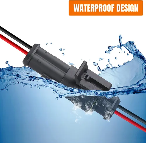 Miniatura 6 de 20 Kits 2 y 3 Pin Conector Enchufe Automotriz Conector Eléctrico 3 Cable Impermeable Conector Rápido Conexión Reemplazo