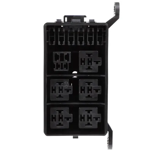 SCITOO Uso para RV barco lancha rápida de 6 vías con cuchilla ATO/ATC/ATS Caja de fusibles Autocaravana