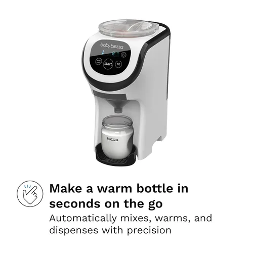 Miniatura 3 de Baby Brezza Formula Pro Mini - Máquina Mezcladora de Fórmula para Bebés, Se Adapta a Espacios Pequeños y es Portátil para Viajar – El