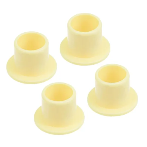 Miniatura 9 de Rodamiento de manga con brida de 4 piezas - [0.118 in x 0.177 in x 0.197 in] Buje sin aceite POM para uso en máquinas de equipos Negro