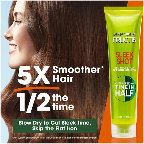 Miniatura 4 de Garnier Cuidado del cabello Fructis Sleek Shot para la ducha Styler, 5.1 onzas líquidas