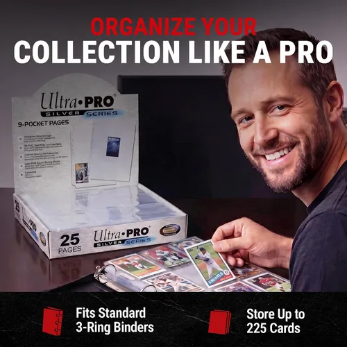 Miniatura 6 de Ultra Pro Silver Series 9 páginas de bolsillo (paquete de 25 unidades)