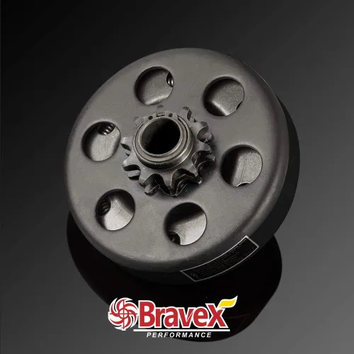 Miniatura 6 de Embrague Centrífugo Go Kart Embrague Motor Depredador Mini Bicicleta Baja 3/4" Pulgadas Bore 10 Dientes 10T para Cadena #40/#41/#420 6.5HP - Mejora