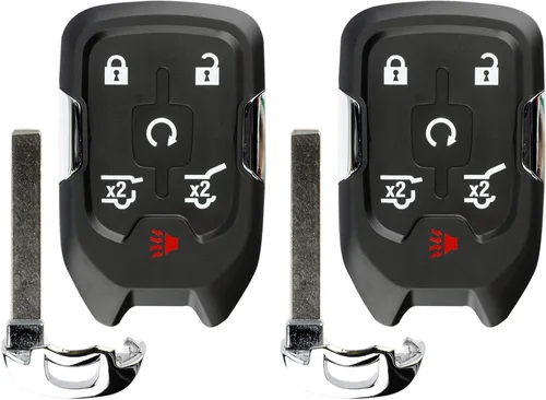 Miniatura 9 de KeylessOption Llavero inteligente de arranque remoto de entrada sin llave con llave para Chevy Tahoe Suburban 15-19, GMC Yukon XL HYQ1AA 15-20