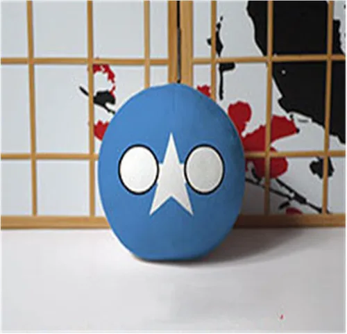Miniatura 75 de Polandball Countryballs Muñeco de peluche Ucrania España Hungría Portugal Rumanía Grecia Austria México Polonia Ball (15,3.8 pulgadas)