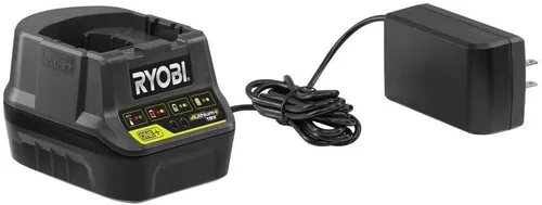Miniatura 2 de RYOBI Kit de inicio de batería ONE+ de litio de 18 V + 3.0 Ah, paquete de 2 unidades con cargador y bolsa P166
