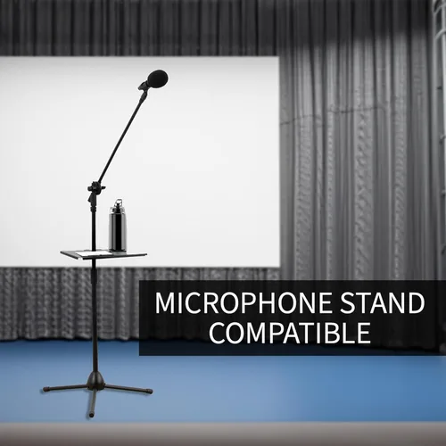 Miniatura 9 de VIVO Soporte universal de acero para estante de 14 x 10 pulgadas para carrito de TV, soporte de altavoz y más/ plataforma de almacenamiento