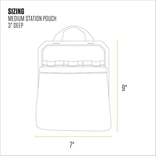 Miniatura 6 de Carhartt Bolsas de herramientas de la estación, organizador duradero, compatible con todas las bolsas de herramientas de la estación, tamaño mediano