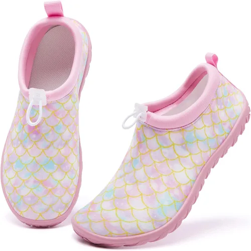 Racqua Boys Girls Kids Water Shoes Swim Shoes Quick Dry Aqua Shoes for Beach Pool (LittleBig Kid)