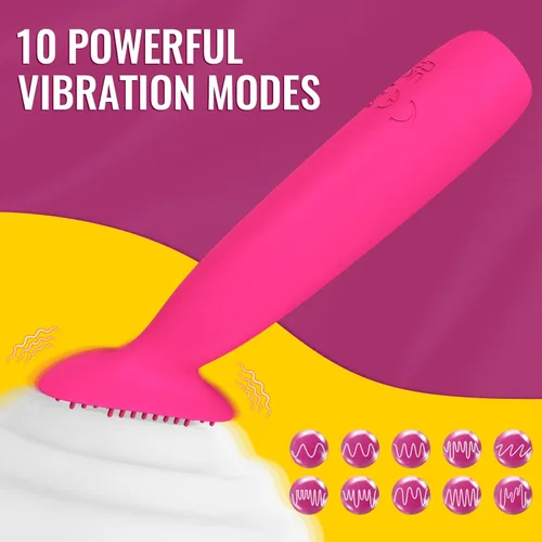 Miniatura 5 de Juguetes para Adultos Vibrador Varita, Juguetes Sexuales para Parejas para Pene Vulva Estimulador de Clítoris, Mini Vibradores Bala con 10 Modos
