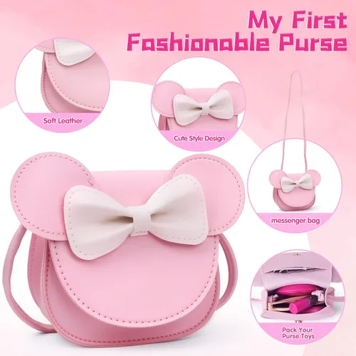 Miniatura 3 de Bolso de niña para juego de simulación con juguetes de maquillaje, juguetes de bolso para niñas pequeñas de 3, 4, 5, 6, 7 años de regalo, bolso