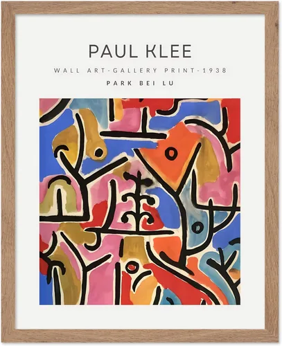 Miniatura 60 de Poster Master Póster vintage de Paul Klee – Impresión retro de cómicos – Arte de dibujo – Arte abstracto – Regalo para hombres y mujeres – Estilo-09