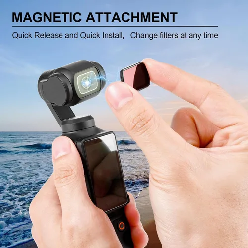 Miniatura 2 de Skyreat Juego de filtros ND para DJI Osmo Pocket 3 Creator Combo Accesorios (ND1000)