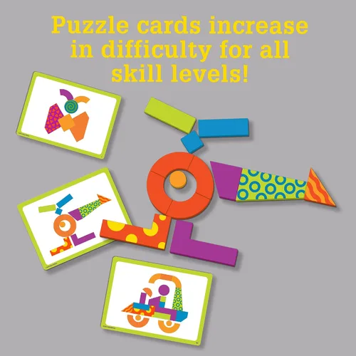 Miniatura 6 de MindWare Patrones de imaginación: juego creativo y magnético con formas estampadas
