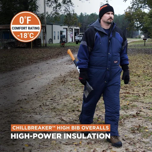 Miniatura 2 de RefrigiWear ChillBreaker Monos de babero ligero con aislamiento alto